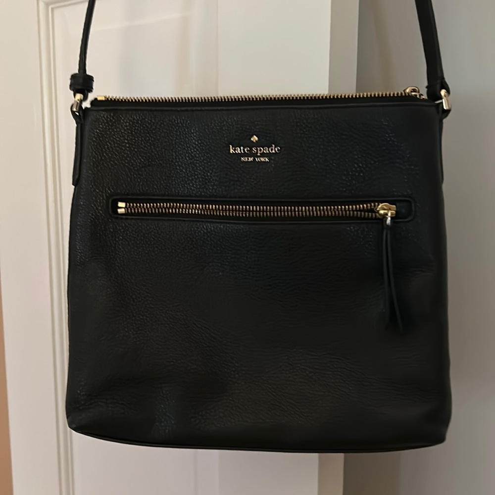 Kate Spade Black Cross Body Purse. Perfect Condition